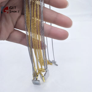 Collar con Colgante de Oro de 18K con Chip NFC Programable y Personalizado, Regalo Único - Product Image 3