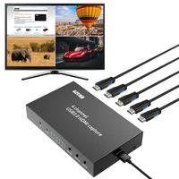 Ezcap264M HDMI 4X1 Quad Multi-Viewer 4 canales HDMI a USB 3,0 Tarjeta de captura de videojuegos