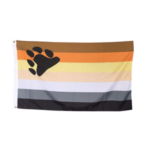 Bandera Personalizada AOZHAN LGBTQIA de la Hermandad de Osos Gay, Bandera del Orgullo Gay de 3x5 Pies - Product Image 1