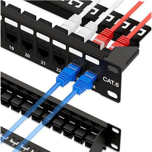แผงแพทช์ Baoxun Cat6 48 พอร์ต 2U แบบติดตั้งบนแร็ค พร้อมช่องเสียบ RJ45 สำหรับจัดการสายอีเธอร์เน็ต - Product Image 3