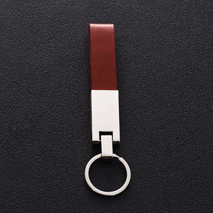 Carabiner promozionale personalizzato all'ingrosso di alta qualità in metallo e pelle per auto portachiavi Logo personalizzato per <span class=keywords><strong>regali</strong></span> Business Boutique - Product Image 2