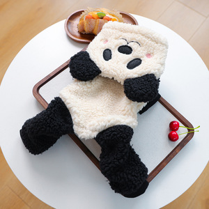 Ropa para mascotas para otoño e invierno, perros pequeños y cachorros, perros y gatos felices, ropa cálida y cómoda, panda bebé de la suerte - Product Image 3