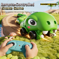 Jouet Serpent Télécommandé à Aspiration Magnétique, Interactif, qui Mange et Grandit, Voiture Serpent RC Gourmand avec Son