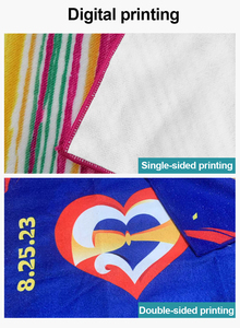 Serviette de plage luxueuse anti-sable en microfibre éponge personnalisée avec logo - Product Image 4