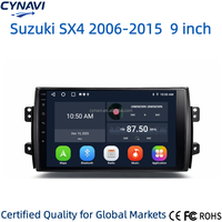 CYNAVI Suzuki SX4 2006-2015 Navigation GPS Android Auto Stéréo Autoradio Écran partagé Affichage RVB Système d'exploitation Android