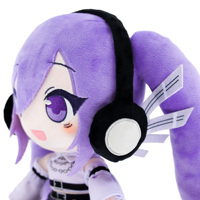 Poupée K-pop personnalisée, Merchandise Anime, Poupée en peluche de 20 cm, Fille assise à queue de cheval violette, Jouets Manga en peluche, Poupée en peluche