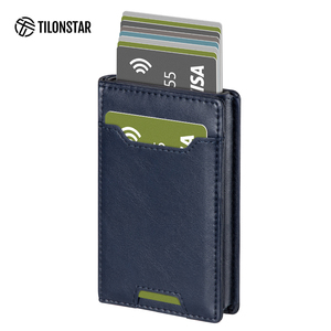 Tilonstar เคสอลูมิเนียมอเนกประสงค์แบบ TVC124, กระเป๋าสตางค์ดีไซน์เนอร์มีที่ใส่บัตรและบัตรเครดิตทำจากหนัง - Product Image 6
