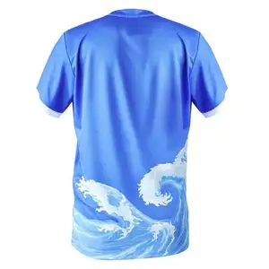 Schnelltrocknend locker fit Sonnen-UV-Schutz bedruckte T-Shirts Sommer Upf50+ Fischen T-Shirt Rash-Schutz