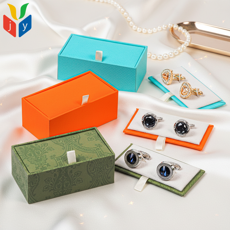 Classic Simple Rectangular Cufflink Gift Box