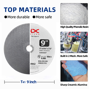 Disque de coupe T41 de 9 pouces 230 Bf a 30 <span class=keywords><strong>s</strong></span> Bf 230 Disque de coupe en fer 230x2.0 Roue de coupe pour acier inoxydable - Product Image 3