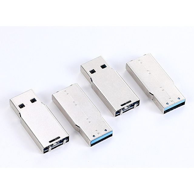 Wristband USB 3.0 32GB/64GB Universal Semi-finished Black Metal USB Flash Drive with Laser Engraved Logo Customized Version