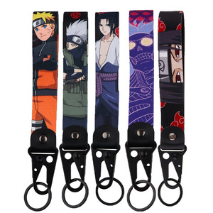 Porte-clés en alliage de zinc avec logo personnalisé, modèle de corde de voiture suspendue, <span class=keywords><strong>Ninjutsu</strong></span> d'anime, faucon - Product Image 1