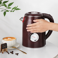 Bouilloire Électrique Portable Sans Fil en Acier Inoxydable 2L, 1500W 220V, avec Maintien au Chaud Automatique et Protection Anti-Ébullition à Sec, Idéale pour la Maison et l'Hôtel