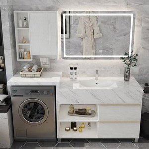 Saving Space Furniture Apartment Washing Machine Laundry Sink Bathroom Cabinet Vanity - Product Image 1
