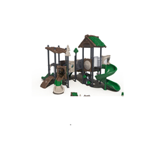 Equipo de Juegos para Parques Comerciales, Tobogán de Plástico de Alta Calidad, Equipo de Juegos Infantiles para Exteriores