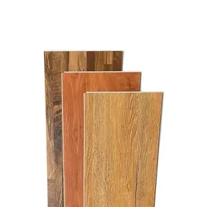 Lantai kayu PVC bahan dekorasi halus vinil lebih banyak gaya dalam ruangan dan luar ruangan lantai tahan air Spc lantai