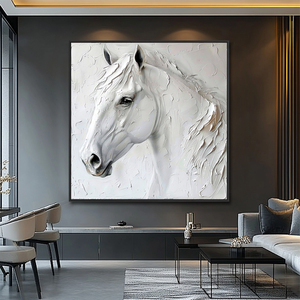 Özel Modern yağlıboya tuval üzerine el-boyalı hayvan duvar dekor için oturma odası otel restoran hayvan resimleri - Product Image 1