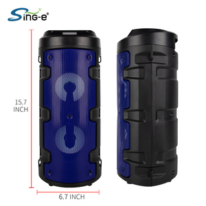 nouveau double 4 pouces stéréo woofer karaoké haut-parleur lumière rvb HIFI basse sans fil bleu dent <span class=keywords><strong>tour</strong></span> extérieur fête hau - Product Image 3