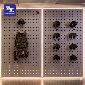 Tùy chỉnh chất lượng cao tường hiển thị đục backboard cho cửa hàng quần áo hiển thị - Product Image 2