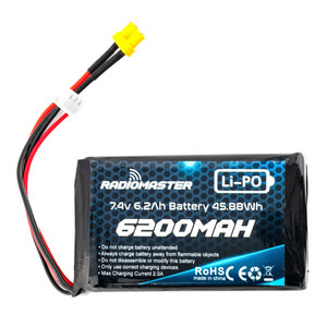 Batterie Lipo RadioMaster 6200mah 2S pour émetteur TX16s et Boxer - Product Image 2
