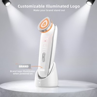 Masseur facial professionnel Booster Pro avec logo personnalisé, appareil de beauté professionnel, nettoyage en profondeur des pores, masseur facial à air comprimé