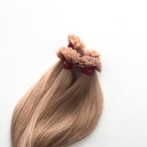 Alta calidad Nuevos extremos completos 100g Longitud personalizada Punta plana vietnamita Todos los colores Cabello virgen teñido - Product Image 6