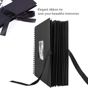 Suosolhui — Album <span class=keywords><strong>Photo</strong></span> de Scrapbook, 8/10/12 pouces, avec couverture et ruban, Album <span class=keywords><strong>Photo</strong></span> pour mémoire d'anniversaire - Product Image 5