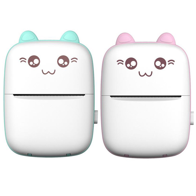 Uyin Small  mini Inkless Thermal Printer Handheld Card Sticker Mobile Phone BT Wireless Portable Thermal Printer