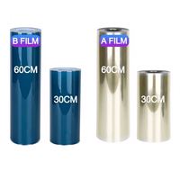 Rouleau d'autocollants de transfert UV DTF A et B, rouleau de film de transfert A et B, film DTF AB, film autocollant PET pour imprimante UV, impression numérique