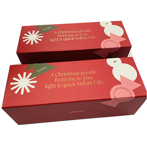 <strong>Wholesale</strong> Premium Quality <strong>Christmas</strong> <strong>Gift</strong> Box Set Custom Magnetic Folding Candle Box Packaging - Product Image 3