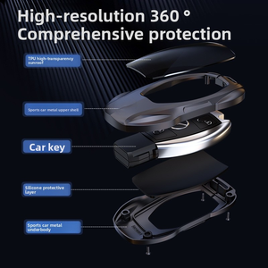 pour la coque de clé Mercedes-Benz E300L, la voiture C260L, le porte-clés GLC200L/A200L, le LGLE350/GLB20 - Product Image 4