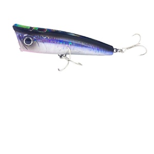 Esca Artificiale di Superficie con Azione di Spruzzatura d'Acqua 95mm/24g per Pesca in Acqua Salata, Popper a Lunga Gittata per Spigola e Coda Gialla Modello 9125 - Product Image 5