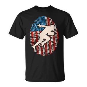 Camiseta con diseño de ADN de la bandera estadounidense para jugador de fútbol americano - Product Image 1