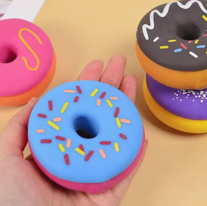 Ensemble de jouets à presser en forme de beignets en TPR MXL Novelty pour les enfants de 5 à 7 ans, soulagement du stress et développement des compétences pratiques - Product Image 6
