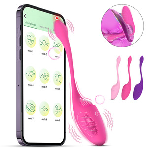 Vibratore a Forma di Uovo con Texture a Conchiglia per Stimolare il Punto G, Controllo Remoto via App, Vibratore Indossabile, Vibratore per Slip, Giocattoli Sessuali per Adulti - Product Image 1