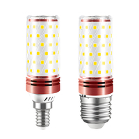 Brillo de ahorro de energía de alta calidad foco LED Luz de maíz 12W 16W E27 E14 candelabro usado decoración de suelo de mesa lámpara de maíz LED