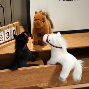 Weiche neue Pony Horse Dolls Akhal-Teke Horses Amerikanische Farbe Pferd Hucul Plüschtiere Appaloosa Kuscheltier Spielzeug Kissen für Kinder - Product Image 3