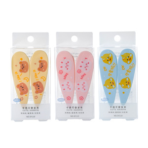 Barrettes à cheveux LMLTOP Cartoon 12 cm, en résine plastique, type bec de canard, pour usage quotidien, haute qualité, lot de 2 - Product Image 5