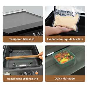 <span class=keywords><strong>เครื่อง</strong></span>ซีลสูญญากาศแบบใช้ไฟฟ้าสำหรับครัวเชิงพาณิชย์และครัวเรือน พร้อมหน้าจอ LED และเกจ<span class=keywords><strong>วัด</strong></span> - Product Image 5