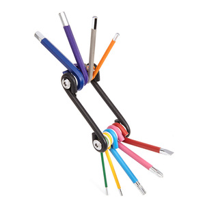 9pcs/מתקפל סוף אלן מפתח סט נייד מתקפל משושה - Product Image 5