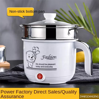 Casserole électrique multifonctionnelle de style américain en acier inoxydable, écologique, pour la maison, avec couvercle