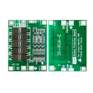 3S 60A 11.1V 12.6V 18650 โมดูลบอร์ดป้องกันแบตเตอรี่ลิเธียมพร้อมระบบสมดุล - Product Image 2