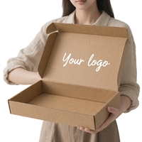 Carton d'expédition noir en forme d'avion, personnalisé avec logo imprimé, mat, recyclable, écologique, biodégradable, pour petites entreprises, avec éponge
