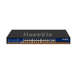 Howevis sản phẩm manufactur quản lý PoE chuyển đổi 24x10/100/1000Mbps Port + 4 x Gigabit Combo Port IEEE802.3af/at - Product Image 1