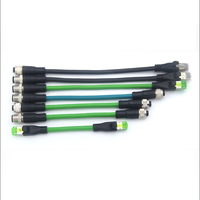 Connecteur de prise M12 A/D/X personnalisé vers câble Ethernet RJ45 Profinet mâle/femelle 4 broches/8 broches pour CCD industriel
