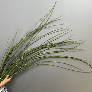 LE-322 Vente en gros de branche de roseau artificielle, faux <span class=keywords><strong>tige</strong></span> de <span class=keywords><strong>bambou</strong></span> mince pour la décoration d'hôtel, arrangements de plantes en pot - Product Image 1