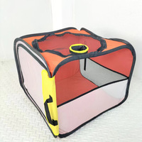 Cage de transport pliable pour animaux de compagnie, écologique, avec fonction anti-perte de poils, pour la maison et les voyages