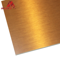 Acm Acp Revestimiento de pared exterior 3mm 4mm Panel compuesto de aluminio Paneles de pared de fachada Alucobond