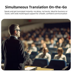 Gafas Inteligentes con Cancelación de Ruido de Doble Micrófono, Llamadas Inalámbricas, Audio HD, Asistente de Voz con IA, Gafas Inteligentes para Negocios - Product Image 5