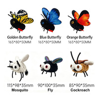 Jouet pour chat papillon électrique intelligent à détection, papillon qui bat des ailes, jouet interactif pour chat, pour intérieur et extérieur